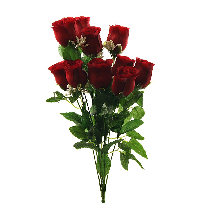 Picture of Red Artificial Rose Bunch